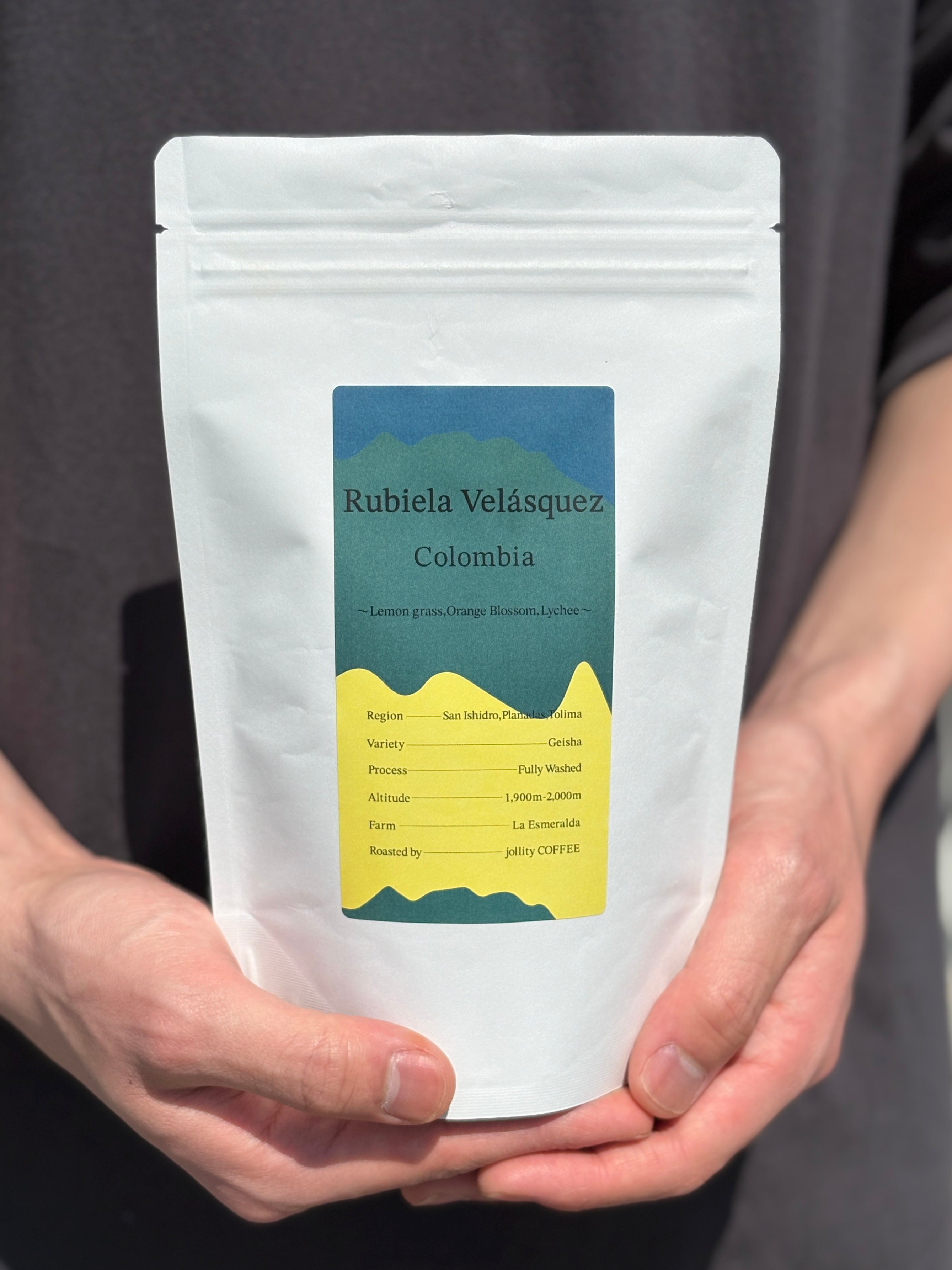 標本 French Guiana Esmeraldas coerulea 13mm Colombia / Rubiela Velásquez Geisha – jollity COFFEE